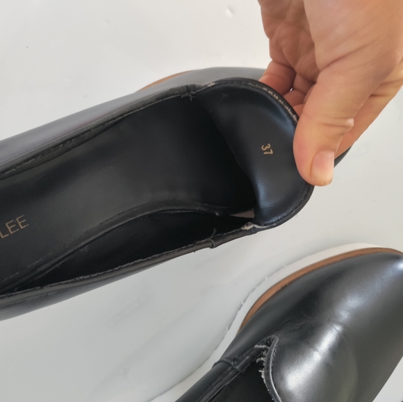 Roolee platform wedges loafers leather  shoes - Picture 9 of 9